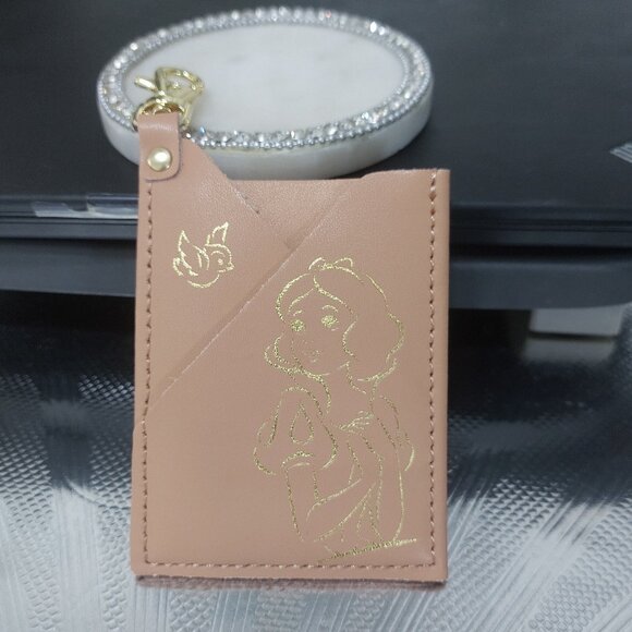 Petunia Pickle Bottom Clip On Mini ID Card Mini Wallet Snow White Image Too Cute - Picture 1 of 7